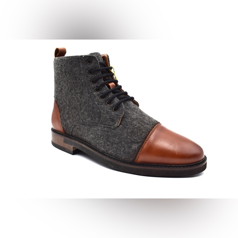 Men High Top Casual Dress Shoes, Textile Upper, Italian Dress Shoes